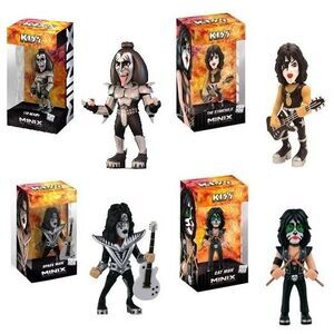 KISS Minix 4.5-Inch Vinyl Entertainment Figures Complete Set (4)